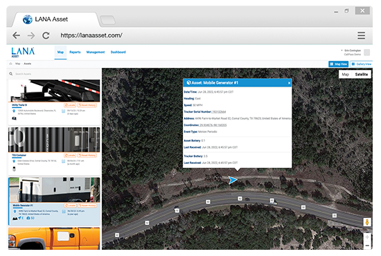 Construction GPS Asset Tracking