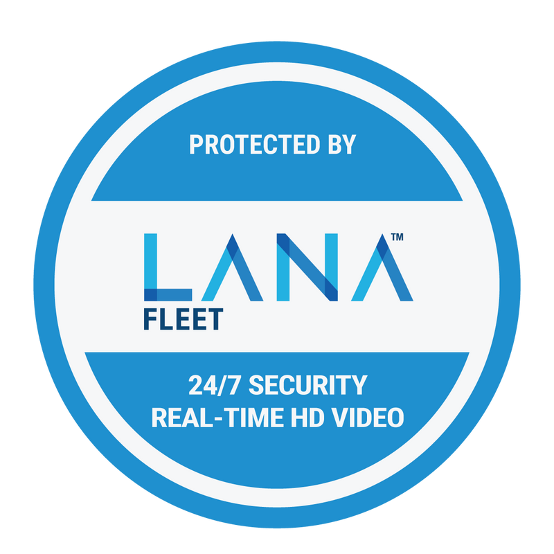 LANA Fleet Security Stickers - 4 PackLANA Fleet Security Stickers - 4 Pack